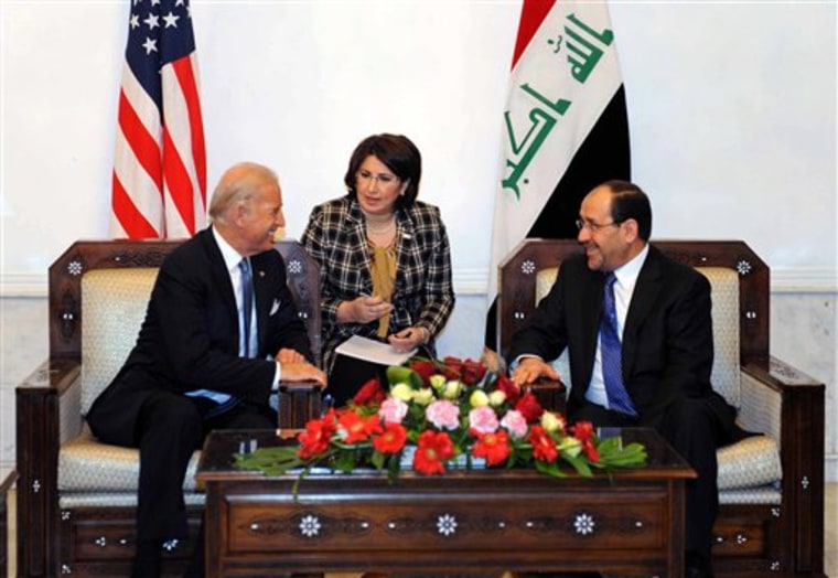 Nouri Maliki, Joe Biden